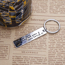 Load image into Gallery viewer, Drive Safe Keychain for Him Her Trucker Dad Boyfriend Husband I Need You Here With Me Engraved Key Tag Birthday Anniversary Christmas Gift for Couples Men Women New Driver Friend