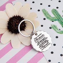 Load image into Gallery viewer, 2021 Graduation Inspirational Gift Keychain Pendant Birthday Gift for Women Men Friends Family Students Kids Remember You Are Braver Than You Believe Key Ring Charm