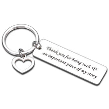 Load image into Gallery viewer, Thank You Gift Keychain for Teacher Best Appreciation Goodbye Gifts for Coworker Men Women Husband Wife Boss Leaders Mentors Farewell Leaving Gift from Student for Christmas Birthday Valentine's Day