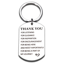 Load image into Gallery viewer, Thank You Gift for Coworkers Boss Teacher Going Away Appreciation Gift for Leader Supervisor PM Colleagues Office Christmas Gift Keychain Retirement Birthday Leaving Farewell Gifts for Male Female