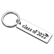 Load image into Gallery viewer, 2022 Graduation Gifts for Her Class of 2022 Keychain Inspirational Gift for Him Boys Girls High School College Grad Student Senior Nurse Teen Women Men Son Daughter Grandson Birthday Jewelry Present