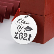 Load image into Gallery viewer, Graduation Gifts Class of 2021 Keychain for College High School Junior Senior Students Nurse Law Graduate Friend Men Women Inspirational Key-Chain Graduation Keepsake Present for Her Him Daughter Son