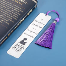 Load image into Gallery viewer, Inspirational Gifts for Women Graduation Bookmark with Tassel Mom Wife Sister Girlfriend Daughter Feminism Book Lover Reader Teacher Student Office Book Club Birthday Anniversary (Double Sides)