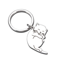 Load image into Gallery viewer, Couple Gift Keychain Cute Cat Matching Gift for Girlfriend Boyfriend Cat Lover Best Friend Husband Wife Him Her Fiancée Couple Stuff for Christmas Valentine's Day Birthday New Year Eve Anniversary