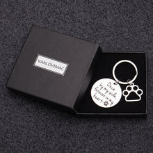 Load image into Gallery viewer, Loss of Pet Memorial Keychain Dog Cat Remembrance Jewelry Pet Sympathy Gift Dog Remembrance for Women Men Once by My Side Forever in My Heart Key Ring