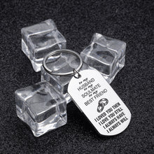 Load image into Gallery viewer, Anniversary Gifts for Husband from Wife Wedding Birthday Gift Keychain for Hubby Wifey Men Couple Him Her Key Ring My Husband My Soulmate My Friend I Love You Valentines Day