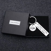 Load image into Gallery viewer, Funny gift keychain for dog Car lover women men gifts for Car Owner Accessories Enthusiasts All I need is my and my dog Wave Paw Print Key Ring