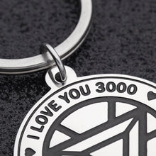Load image into Gallery viewer, I Love You 3000 Gift for Daughter Son Dad Mom Marvel Avenger Fans Gifts Boyfriend Girlfriend Anniversary Keychain for Husband Wife Iron Man Gift Couple Birthday Gift for Her Him Women Men