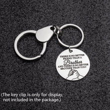 Load image into Gallery viewer, Brother Gifts Birthday Friend BFF Brother Keychain Big Brother Gifts for Men Little Brother Gifts