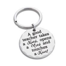 Load image into Gallery viewer, Teacher Christmas Gifts Appreciation Keychain for Teacher Women Man from Student Thank You Gift Nanny Gifts for Preschool Teachers' Day Birthday Jewelry Graduation Key Ring
