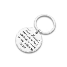 Load image into Gallery viewer, Christmas Gifts Stocking Stuffers Keychain for Best Friend Bff Birthday Appreciation Thank You Gifts Women Men Sisters Brothers Wedding Key Ring for Teen Girls Boys Him Her