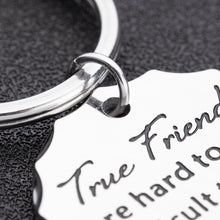 Load image into Gallery viewer, Christmas Gifts Stocking Stuffers Keychain for Best Friend Bff Birthday Appreciation Thank You Gifts Women Men Sisters Brothers Wedding Key Ring for Teen Girls Boys Him Her