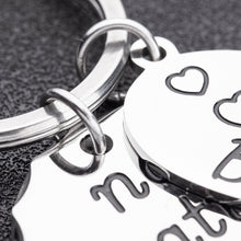 Load image into Gallery viewer, Best Friend Christmas Gifts Keychain Set Stocking Stuffers No Matter Where Best Friends- BFF Birthday Gift Friendship for Women Men Girls Boys Puzzle Graduation Wedding Wedding Key Ring (2pcs)