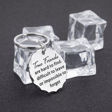 Load image into Gallery viewer, Christmas Gifts Stocking Stuffers Keychain for Best Friend Bff Birthday Appreciation Thank You Gifts Women Men Sisters Brothers Wedding Key Ring for Teen Girls Boys Him Her