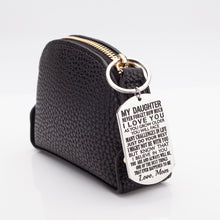 Load image into Gallery viewer, Daughter Gift from Mom Inspirational Keychain for Teen Girl Women from Stepmom