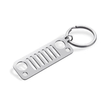 Load image into Gallery viewer, Auto Grille Keychain for Wraler,Compss, Chroke, Lbery, Ptrio, Rbico,Reegad, SR/T, TJ, CJ Owner Accessories Enthusiasts Automotive Lser Stainless Steel Key Chain