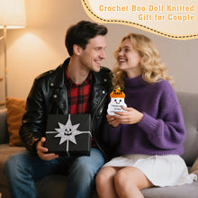 Load image into Gallery viewer, Halloween Boo Basket Stuffers for Women Him Her, Anniversary Birthday Gifts for Boyfriend Girlfriend Husband Wife, Funny Cute Handmade Positive Crochet Ghost, Romantic I Love You Gift for Her Couple

