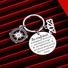 Load image into Gallery viewer, VANLOVEMAC 2023 Graduation Gifts Keychain for Her Him Boys Girls Inspirational Gift for Class of 2023 College High School Student Senior Grads Nurse Son Daughter Gifts Ph.D. Master Keepsake
