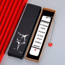 Load image into Gallery viewer, VANLOVEMAC Teacher Appreciation Gifts Bookmark for Women Men Book Lovers Thank You Gifts for Preschool Daycare Spanish Teacher Retirement Christmas Graduation Birthday Gift from Students
