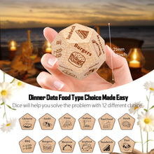 Load image into Gallery viewer, VANLOVEMAC Boo Basket Stuffers Food Dice Decision Date Night Dice Couple Gifts for Him Her Anniversary Christmas Birthday Gifts for Boyfriend Girlfriend Husband Wife Stocking Stuffers for Women Men
