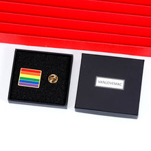 Load image into Gallery viewer, VANLOVEMAC Gay Pride Pins Rainbow Brooch Lapel Pin, Enamel Lapel Pin Lesbian Gay Pride Stuff LGBT Button Pin Pride Month Decorations for Men Women Clothes Bags Hats Backpack
