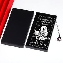 Load image into Gallery viewer, Halloween Bookmarks Gothic Book Marks for Reading Women Smutty Book Lovers Gifts Dark Romance Merch Boo Basket Stuffers for Women Spooky Bookmarks Horror Booktok Accessories Stocking Stuffers
