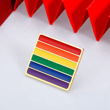 Load image into Gallery viewer, VANLOVEMAC Gay Pride Pins Rainbow Brooch Lapel Pin, Enamel Lapel Pin Lesbian Gay Pride Stuff LGBT Button Pin Pride Month Decorations for Men Women Clothes Bags Hats Backpack
