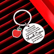 Load image into Gallery viewer, VANLOVEMAC Teacher Appreciation Gifts for Women Men,Thank You Gifts for Teacher Mentor Tutor Daycare from Students,Teacher Birthday Thanksgiving Gifts Graduation Retirement Gifts Keychains
