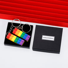 Load image into Gallery viewer, VANLOVEMAC Gay Couples Matching Gifts Keychains Rainbow LGBT Pride Stuff for Lesbian Couple Anniversary Birthday Gift for Boyfriend Girlfriend Best Friends Christmas Gifts

