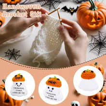 Load image into Gallery viewer, Halloween Boo Basket Stuffers for Women Him Her, Anniversary Birthday Gifts for Boyfriend Girlfriend Husband Wife, Funny Cute Handmade Positive Crochet Ghost, Romantic I Love You Gift for Her Couple
