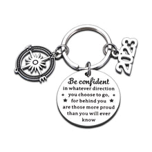 Load image into Gallery viewer, VANLOVEMAC 2023 Graduation Gifts Keychain for Her Him Boys Girls Inspirational Gift for Class of 2023 College High School Student Senior Grads Nurse Son Daughter Gifts Ph.D. Master Keepsake

