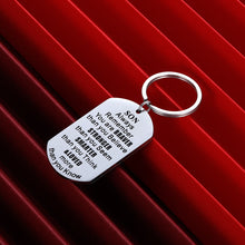 Load image into Gallery viewer, Christmas Gif Inspirational Keychain Stocking Stuffers for Granddaughter from Grandma Grandpa Grandparents from Mimi Mamaw Nana Always Remember You Are Braver Valentine's Day
