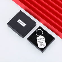 Load image into Gallery viewer, Funny Birthday Gift for Son Daughter from Mom Keychain Sweet 16 for Son Daughter New Driver Gifts Mother to Stepson Stepdaughter Drive Safe Because Your Mom Loves You Anniversary Valentines Day
