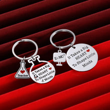 Load image into Gallery viewer, Teacher Appreciation Gifts Funny 2PCS Thank You Keychain Gift for Women Men Best Teachers Graduation Keychain for Preschool Teachers Birthday Gift Back to School Nana Christmas Valentines Day Gifts
