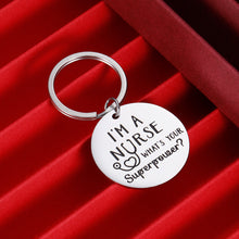 Load image into Gallery viewer, Nurse gift Inspirational RN keychain for nurse week 2021 Graduation Gift Women Men Nurse Appreciate Gifts for Nursing School Girls Birthday Nurse Practitioner Carer Gift Key Ring Christmas Gift

