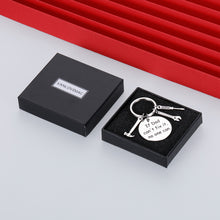 Load image into Gallery viewer, Dad Gift for Father In Law Stepfather Funny Birthday Keychain Retirement Gifts for Papa If Dad Can’t Fix It No One Can Step Dad Christmas Wedding Fathers Day Keyring
