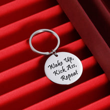 Load image into Gallery viewer, 2021 Funny Graduation Gifts for Friends Wake up Kick Ass Repeat Inspirational Gift for BFF Best Friend Teen Boys Girls Graduate Gifts Women Men Friendship Christmas Keyring
