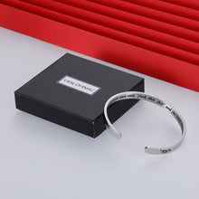 Load image into Gallery viewer, VANLOVEMAC Funny Mom Bracelet for Mothers Day Best Friend Women Her Sister Birthday Cuff for Nurse Graduation A Wise Woman Once Said and She Live Divorce Gifts Friendship Christmas Gift
