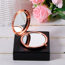 Load image into Gallery viewer, To My Wife Gifts from Husband Valentine's Day Gifts for Women Compact Mirror Christmas Stocking Stuffers for Wife Anniversary Birthday Gift Makeup Pocket Mirror for Wedding Mother Day Engagement

