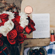 Load image into Gallery viewer, To My Wife Gifts from Husband Valentine's Day Gifts for Women Compact Mirror Christmas Stocking Stuffers for Wife Anniversary Birthday Gift Makeup Pocket Mirror for Wedding Mother Day Engagement
