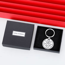 Load image into Gallery viewer, to My Daughter Keychain Gifts from Mom Dad Inspirational Gift Christmas Birthday for Stepdaughter Graduation Wedding Valentine Day Back to School 16 Teen Girls Her Women Stocking Stuffers
