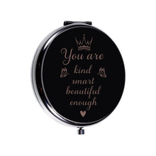 Load image into Gallery viewer, Inspirational Gifts for Daughters Compact Mirror Gifts for Women Birthday Gifts for Sisters Stepdaughter Goddaughter Best Friends Female Girls Her Pocket Makeup Mirror for Valentine's Day Graduation
