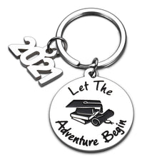 Load image into Gallery viewer, Graduation Gifts for Class of 2021 Keychain Senior College Junior High School Masters Nurse Law Grads Inspirational Gift for Daughter Son from Mom Dad for Best Friend Men Women Funny Keychain Present
