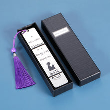 Load image into Gallery viewer, Inspirational Gifts Graduation Bookmark with Tassel for Women Mom Wife Sister Girlfriend Daughter Feminism Book Lover Reader Teacher Student Metal Bookmarks for Office Book Club Birthday Anniversary
