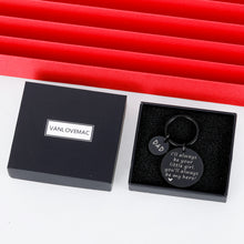 Load image into Gallery viewer, Dad Birthday Keychain Gift from Daughter Cool Christmas Gifts Father’s Day for Husband Valentine’s Day Stepfather Stepdaughter Driver I'll Always Be Your Little Girl Hero Stocking Stuffers from Wife

