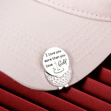 Load image into Gallery viewer, VANLOVEMAC Golf Ball Markers Gift for Men Husband Dad Golf Lover Accessories Valentine's Day Christmas Birthday Gift with Hat Clip

