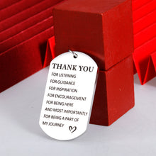 Load image into Gallery viewer, Thank You Gift for Coworkers Boss Teacher Going Away Appreciation Gift for Leader Supervisor PM Colleagues Office Christmas Gift Keychain Retirement Birthday Leaving Farewell Gifts for Male Female
