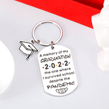 Load image into Gallery viewer, 2022 Graduation Gifts for Her Him Class of 2022 Inspirational Keychain for Boys Girls College High School Student Grads Senior Son Daughter Nurse Master Gift for Women Men Best Friend Teen Christmas Birthday
