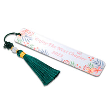 Load image into Gallery viewer, Enjoy The Next Chapter Bookmarks Retirement Gifts for Women Inspirational Acrylic Bookmark for Her Girls Friends Teacher Booklover Female Christmas Gift for Boss Coworkers 2023 Graduation Birthday
