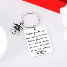 Load image into Gallery viewer, 2022 Graduation Gifts for Her Him Class of 2022 Inspirational Keychain for Boys Girls College High School Grads Senior Nurse Student Master Gift for Son Daughter Women Men Best Friend Teen Birthday

